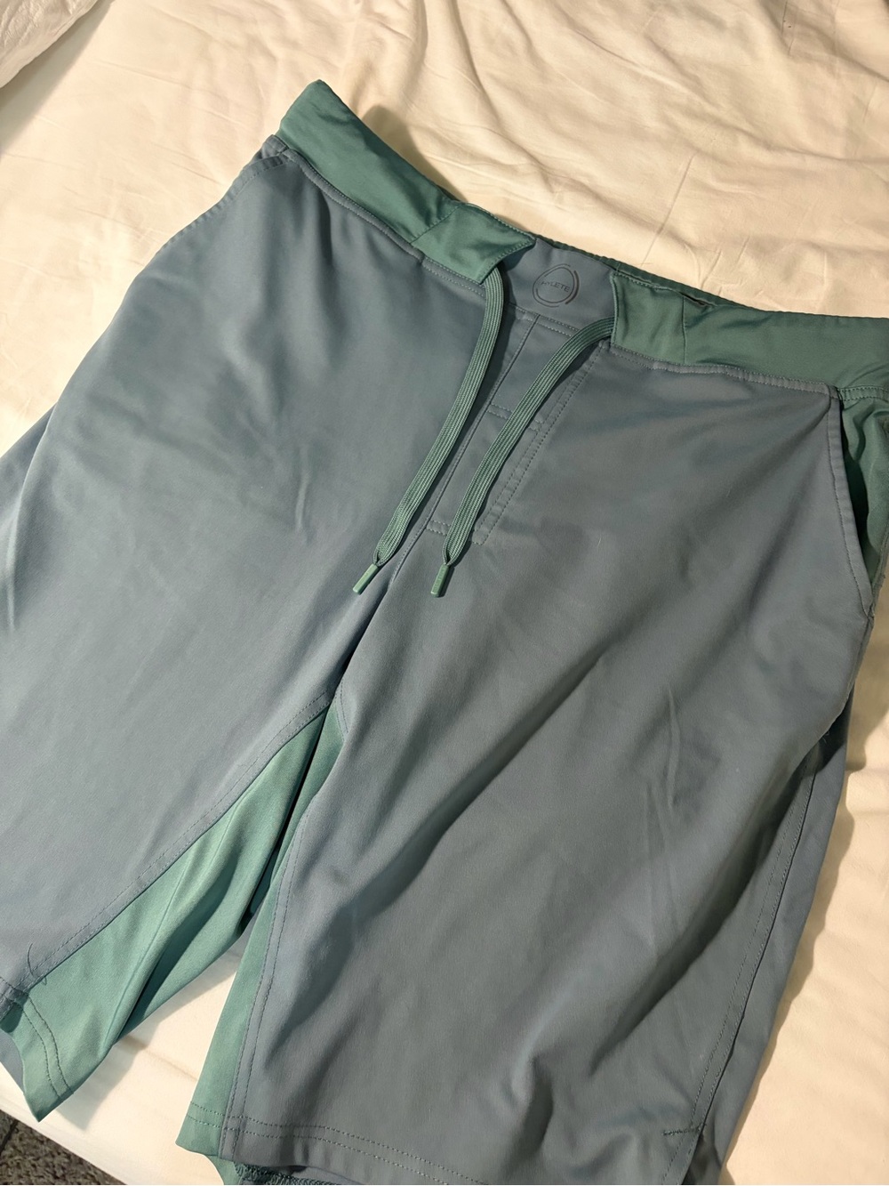 Hylete Men's Performance Drawstring Shorts - Slate Green